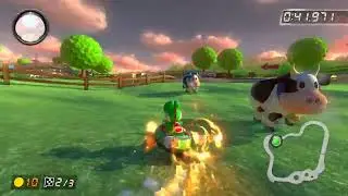Wii Moo Moo Meadows [150cc] - 1:23.964 - k (Mario Kart 8 Deluxe World Record)