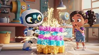 O Pequeno Rob&ocirc; de Brawl Stars Deixou Cair Algo Importante | Can&ccedil;&otilde;es Infantis e Rimas para Crian&ccedil;as