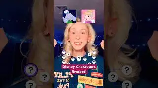 Disney Characters Bracket! 🤩 #disney