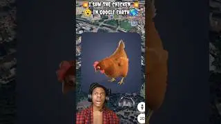 Giant Chicken Found On Google Earth 🌎 #shorts #googleearth #ytshorts