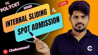 TG POLYCET 2025 &ndash; Internal Sliding & Spot Admission Full Details | Step-by-Step Guide | chaitumawa7