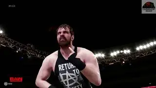 WWE 2K19 - AJ Styles vs Dean Ambrose - Raw Universe Mode !!!!!