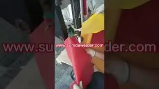 Hot air PVC welding machine for PVC inflatables welding #weldingmachine #inflatable