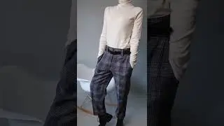 How to Wear Plaid Pants in the Winter