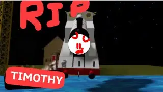Timothy falls into the water