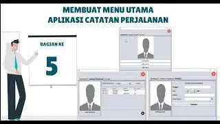 Membuat Menu Utama Aplikasi Catatan Perjalanan (Peduli Diri) versi Desktop dengan Database - Java