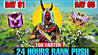 10X FASTER ⏩ RANK PUSH DIAMOND TO GRANDMASTER 😱|| 24 HOURS RANK PUSE VIDEO #iygwar777