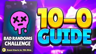 (Free Spray) 10-0 BAD RANDOM'S CHALLENGE GUIDE! Best Brawlers & Tips