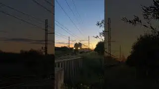 ETR104 POP IN TRANSITO AD ALTA VELOCIT&Agrave; IN USCITA DA BARLETTA!