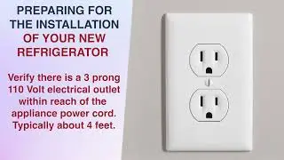 Prepping For Your New Refrigerator To Be Delivered!