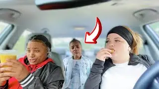 ИГНОРИРУЯ РОЗЫГРЫШ ЛИНЫ С ЗАКАЗОМ ИЗ АВТОМОБИЛЯ *УМОРОДИЧНАЯ РЕАКЦИЯ*