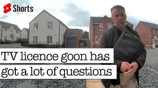 TV Licence Goon Has A Lot of Questions 🤬  #shorts