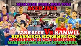 BOLA VOLI ACEH JAYA MLM SEMI FINAL BANK ACEH MEMBUAT TIM KANWIL KEWALAHAN