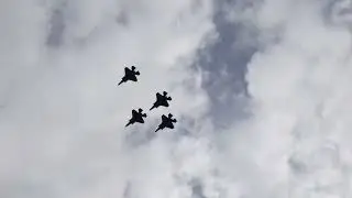 New Danish F-35 - First four arrives in formation - 2023