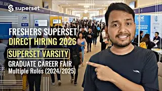 Superset Varsity Direct Hiring | Genpact | Mega Off-Campus Drive | Graduate Career Fair