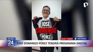 Jos&eacute; Domingo P&eacute;rez tendr&aacute; su propio programa