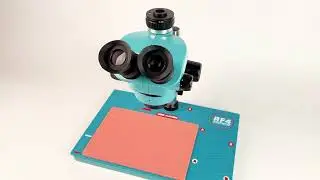 RF4 7-50X Continuous Zoom  Heat Insulation Silicone Pad Trinocular Stereo Microscope RF7050TVP-PO2