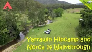 Yarrawin HipCamp location and a brief walkthrough of our NORCA-14