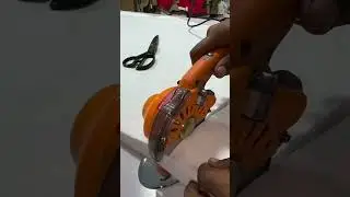 Cutting of bulk fabric with high speed cutter #sewing #shirtsmanufacturing #uk#usa#europe