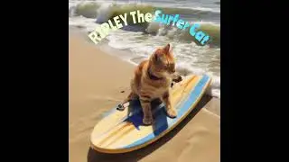 Ripley The Surfer Cat