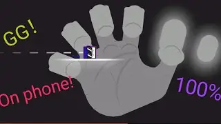 [Easy demon] Mr CrazyHands - 100% on phone! XL demon by ExtoPlasm | Geometry Dash