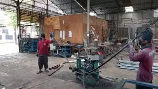 rol pipa tangga putar spiral