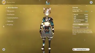 Gorou Genshin Impact. First Geo Bow Character | Fan-Made by Mighty Games