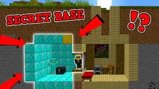 Minecraft NOOB vs PRO: SECRET BASE BUILD CHALLENGE