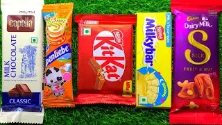 Satisfying video Asmr lollipops candy and chocolate unboxing video Asmr opening video candy cutting