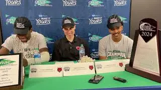 Camron McNeil, Samaad Hector, Brandon Rinta - Central Washington - 2024 GNAC MBB Championships