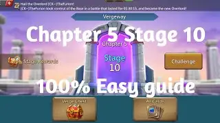 Lords mobile Vergeway Chapter 5 Stage 10 easiest guide