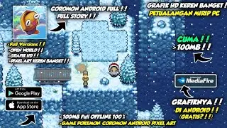 GAME OFFLINE POKEMON TERBAIK DI PLAYSTORE?!! - COROMON ANDROID PIXEL ART GAME!! - CUMA 100MB AN!
