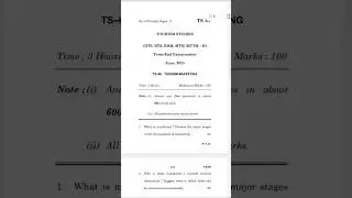 TS-6(Tourism Marketing ) June 2024 question paper|#ignou #exam #questionpaper #tourism #marketing