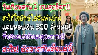 วันเกิดหลานครบขวบ สะใภ้ไล่ฉันออกจากบ้าน คืนนั้นฉันจากไปเงียบๆ พร้อมทรัพย์กว่า 300 ล้านบาท