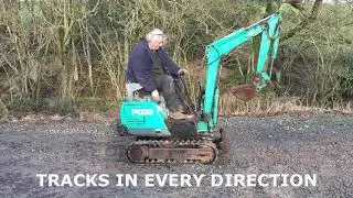KOMATSU PC03 3/4 TON MICRO DIGGER NOW SOLD BY www.catlowdycarriages.com