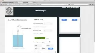 Characterize the temperature sensor (Thermocouple) -COEP VLABS