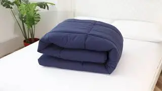 Solid Navy Blue Comforter