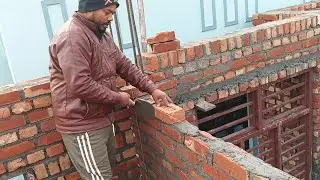 4 inch wall brick calculation//haw to Make 4 inch wall