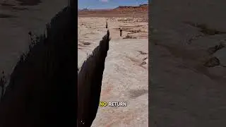 The Black Crack: Utah's 65ft Deep Earth Scar | Canyonlands Mystery 🌋