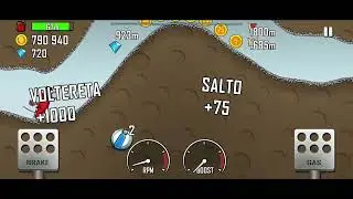 Gameplay de Hill Climb Racing con #músicapropia 