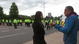Claudia Webbe MP visited Leicester East Belgrave Road during unrest and violence on Sunday