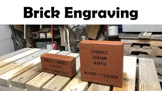 Red Clay Brick Engraving