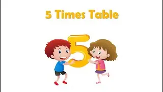 Table of 5 | No Music, No Distraction | Learn 5 Times Table Fast 