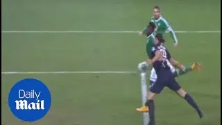 Zlatan scores winner with his chest against St Etienne in Cup - Daily Mail