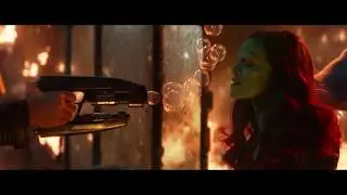 Thanos Changes Star-Lord's Gun To A Bubble Gun Scene (HD) | Avengers Infinity War