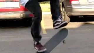 Frontside double kickflip super slow motion