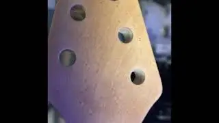 Dying the Birdseye maple neck for the SGW AlteRnative Universe