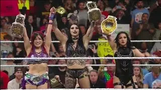WWE RAW 1/25/2026 - Stephanie Vaquer, Iyo Sky & Rhea Ripley Pick Up The Victory In A Trios Match 