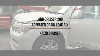 Land Cruiser 200 AC Water draining into cabin fixed
