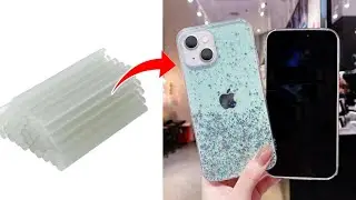 How To Make a New Mobile Phone Cover use Glue Stick Glue Gun